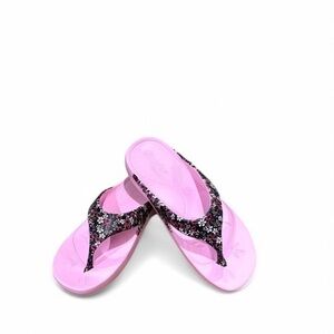 Alegria Violette Pink Floral Thong Sandals Flip Flops 38 EU
